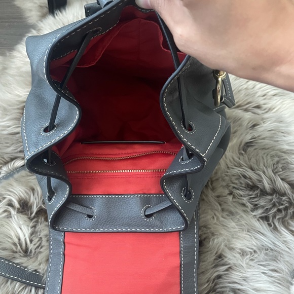 Mark Jacobs bold grain leather backpack grey - Picture 9 of 10